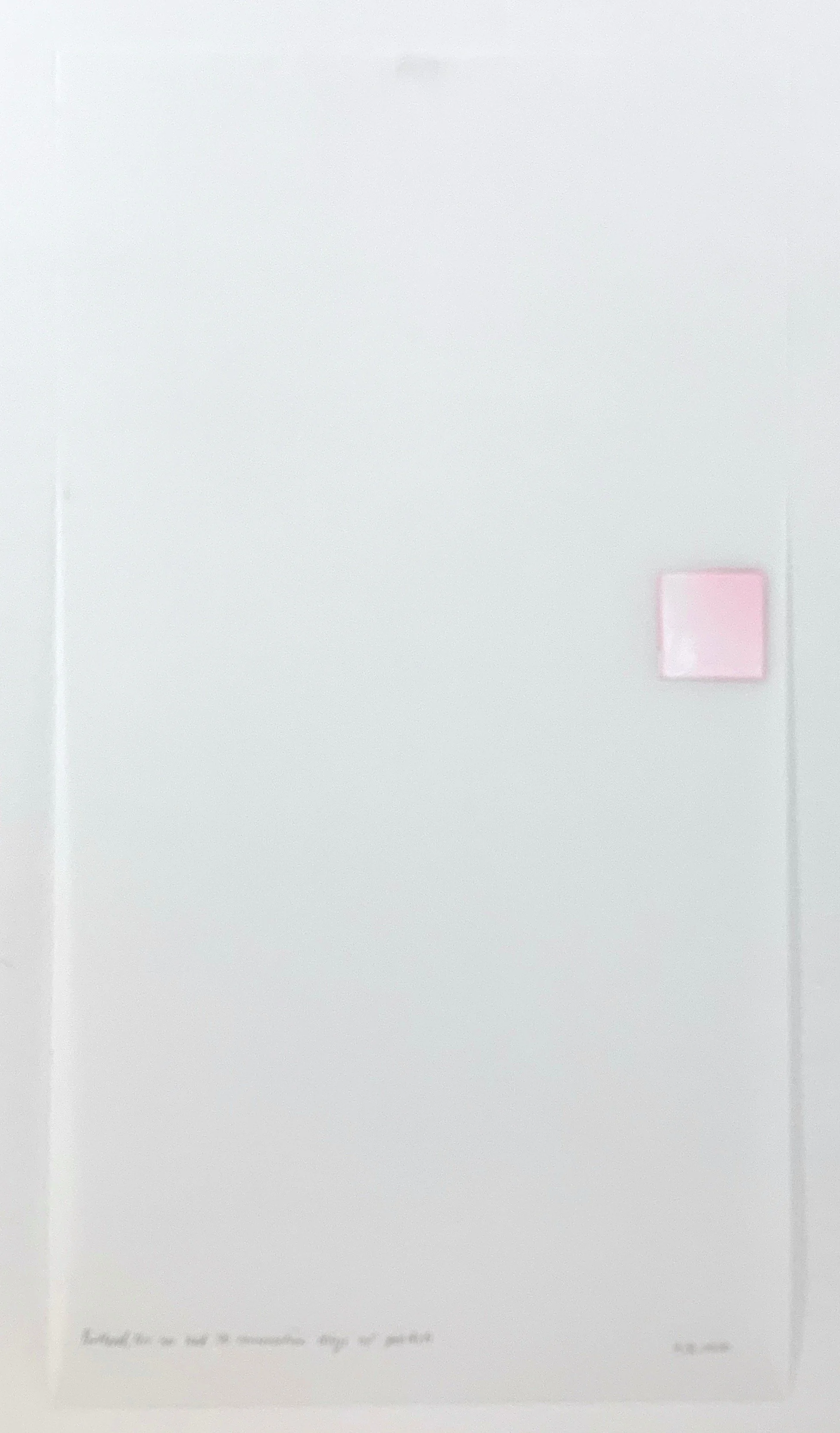 A Week in Times  - 2020 Acrylic on polyester resin film, 22 x 12 inches  
Portland, Ore has had 50 consecutive days of protests. 7.18.2020