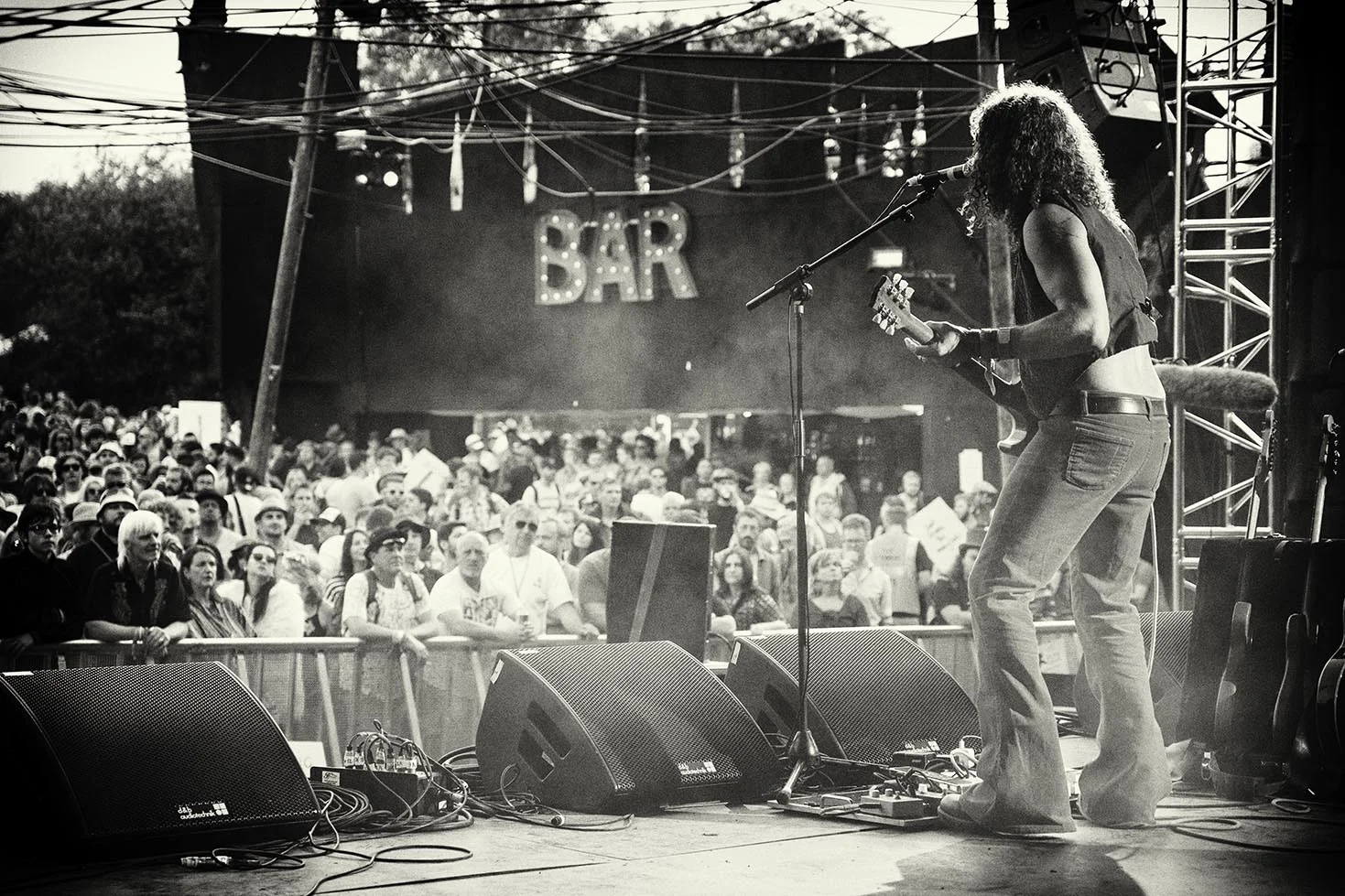 John Fairhurst on the Hell Stage at Glastonbury 2015