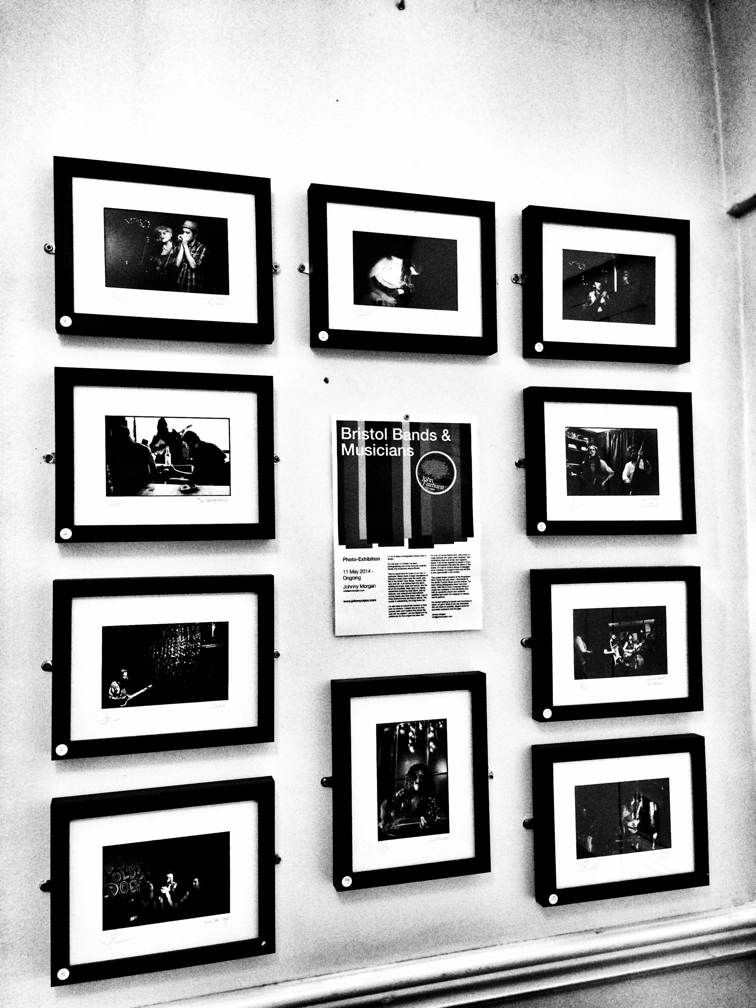 One of my recent photo exhibitions on the Bristol music scene