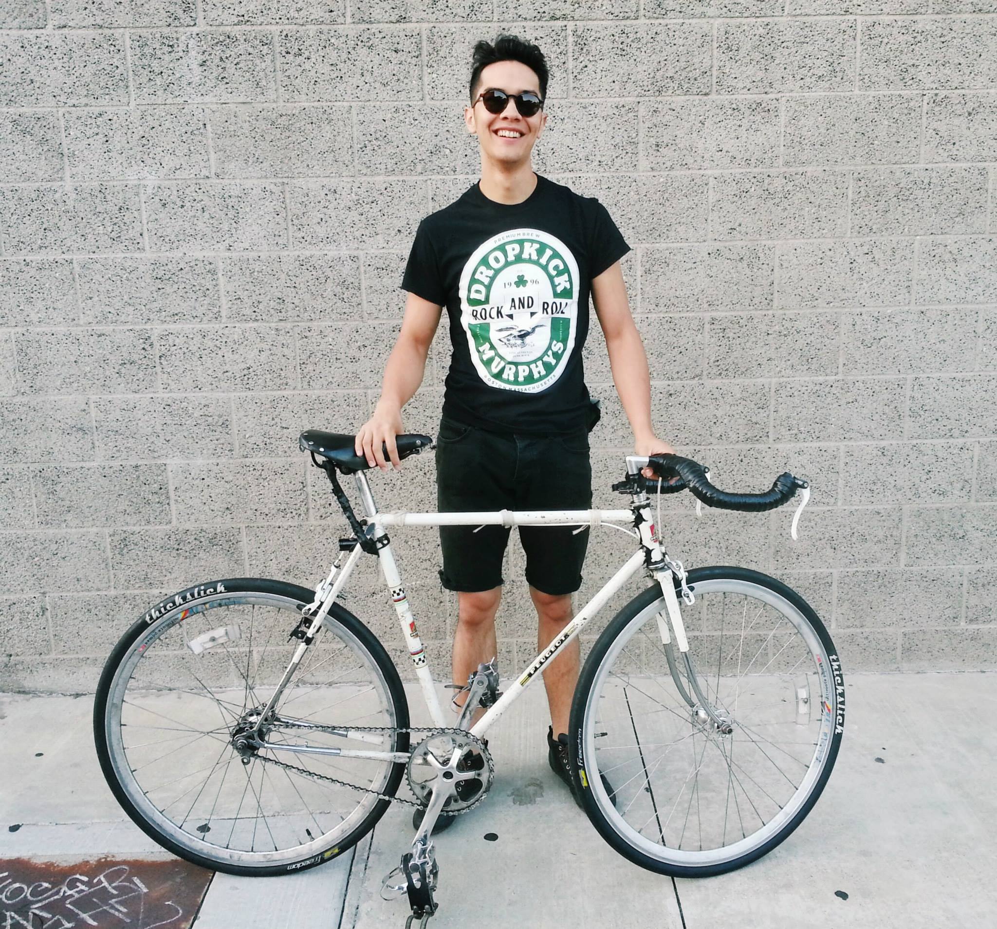 Eric and his Peugeot, 2014