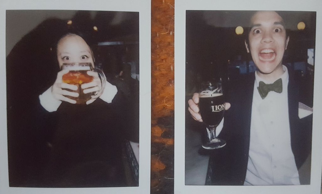 Happy hour in NYC (polaroid), 2017