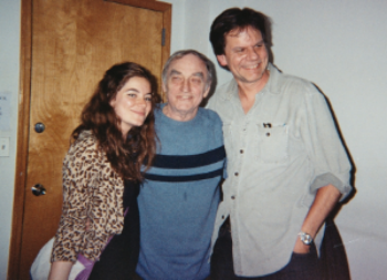  Peter w playwright Lanford Wilson and actress Jamie Neumann