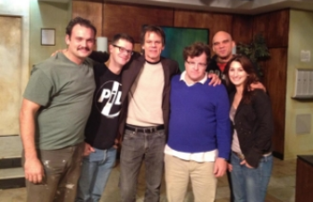 Peter w playwright Kenneth Lonergan and cast