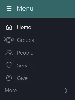 2. Once you've logged in, look on the left side of your screen and click "Groups"
