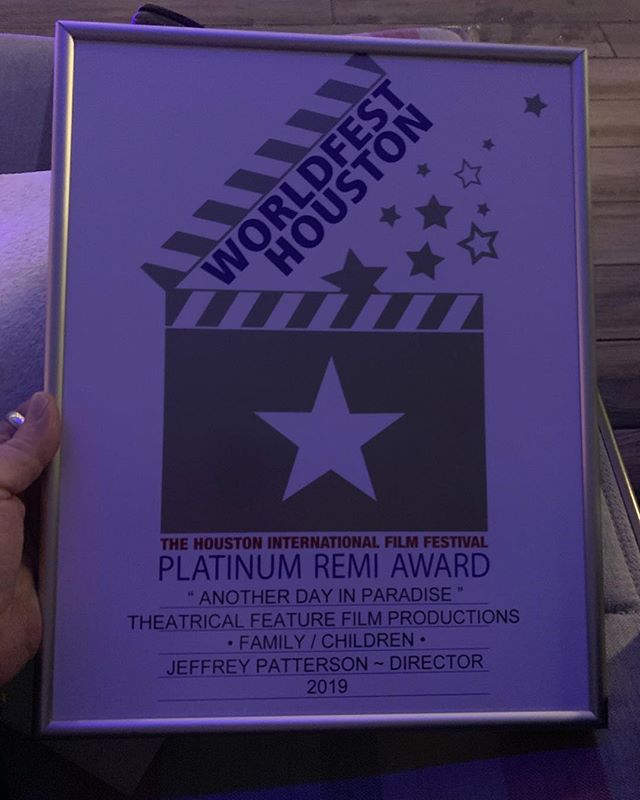 Another Day in Paradise takes top honors at Houston Worldfest with the &ldquo;Platinum Remi Award&ldquo; 🥇 
The WorldFest-Houston Remi Award is named after the remarkable artist Frederic Remington, who captured the spirit of Texas and The West with 