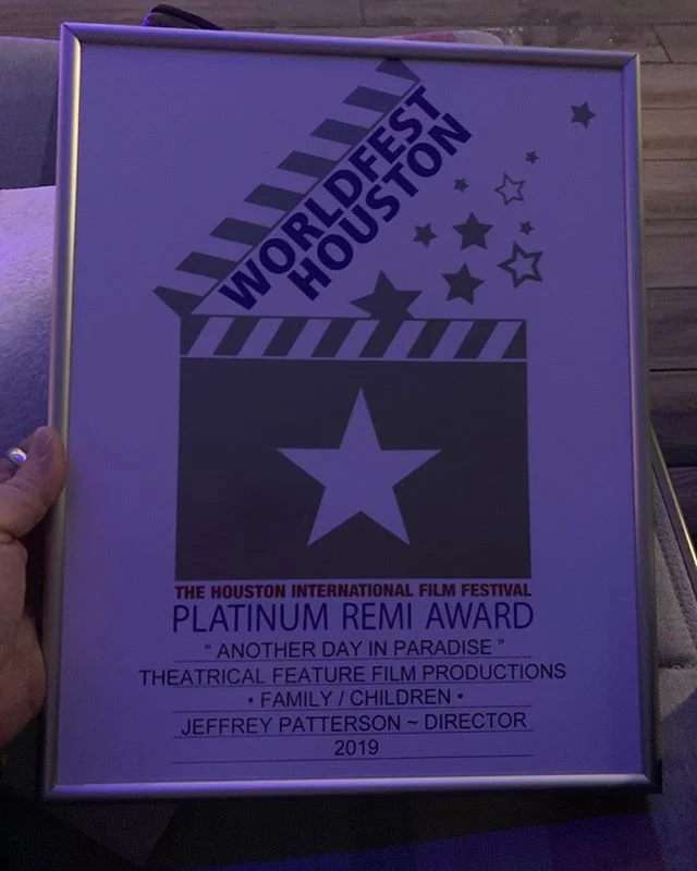 Another Day in Paradise takes top honors at Houston Worldfest with the “Platinum Remi Award“ π₯ 
The WorldFest-Houston Remi Award is named after the remarkable artist Frederic Remington, who captured the spirit of Texas and The West with