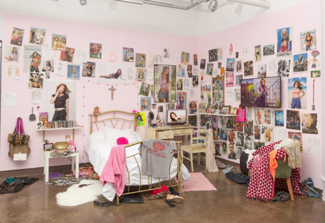 Installation view of Nick Alciati’s xoxo, Darlene (Photo by Jeremy Haik)