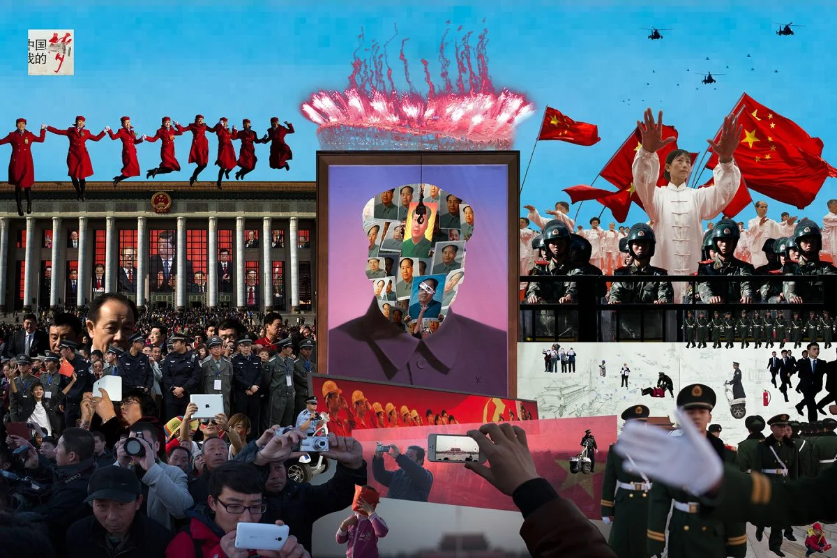 Collage I, “Harmonious Society,”