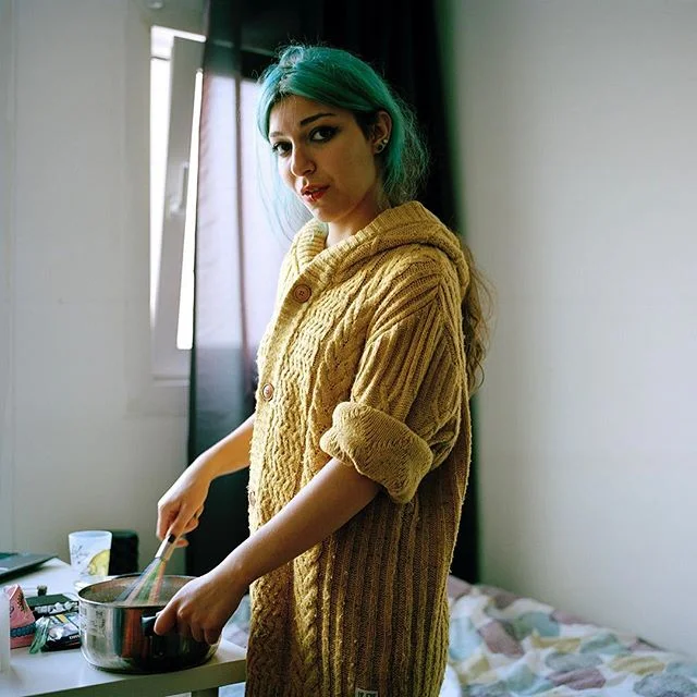©Maureen Drennan - Here Razan prepares to cook us mlahie, a traditional Syrian dish.
