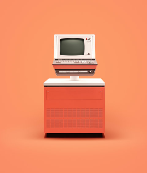 The British-made ICL 7500 series from the 1970s included terminals and workstations designed for office use, and by the 1980s, to play games such as Pac-Man and Space Invaders.Credit James Ball/Docubyte
