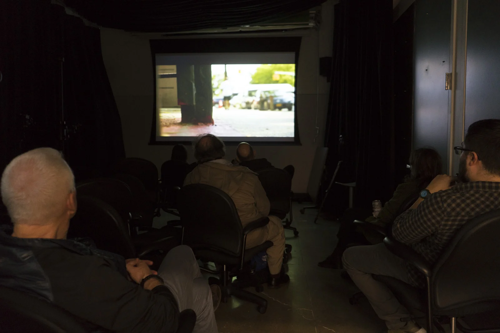 A glimpse at the film screening. 