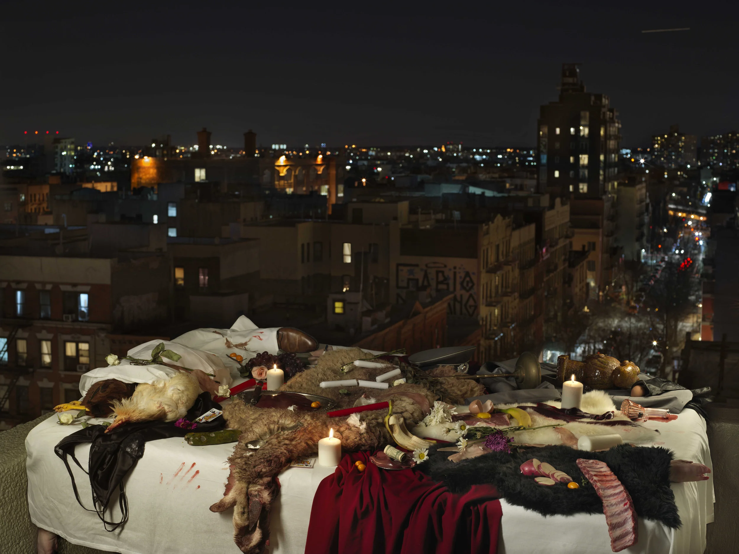 No use of high and broad bed 42 x56 inches, 2019, digital medium format
