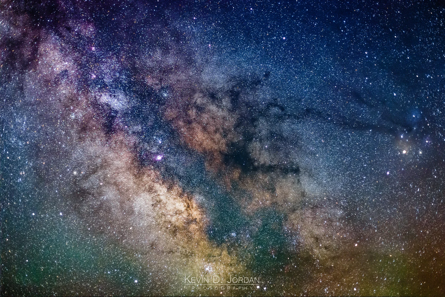 "Center of the Milky Way" (Kevin D. Jordan Photography)