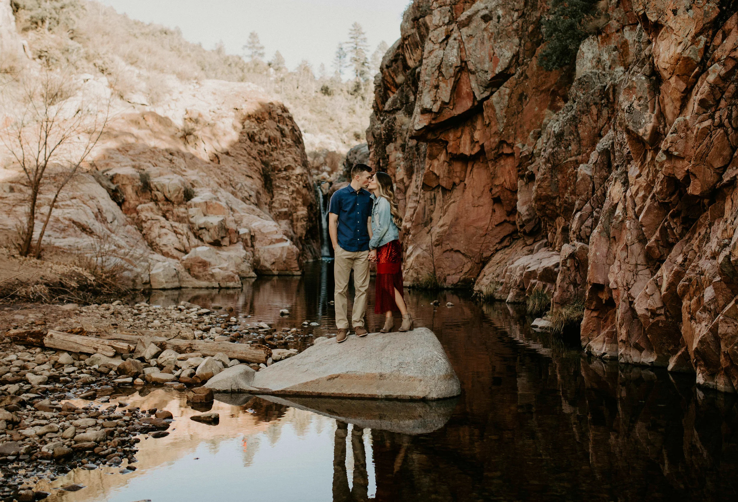 Waterwheel waterfall hike in Payson Arizona