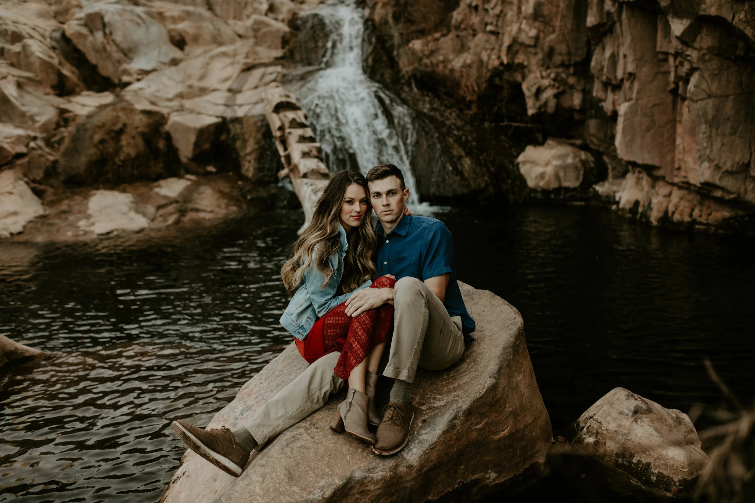 Waterwheel waterfall hike in Payson Arizona