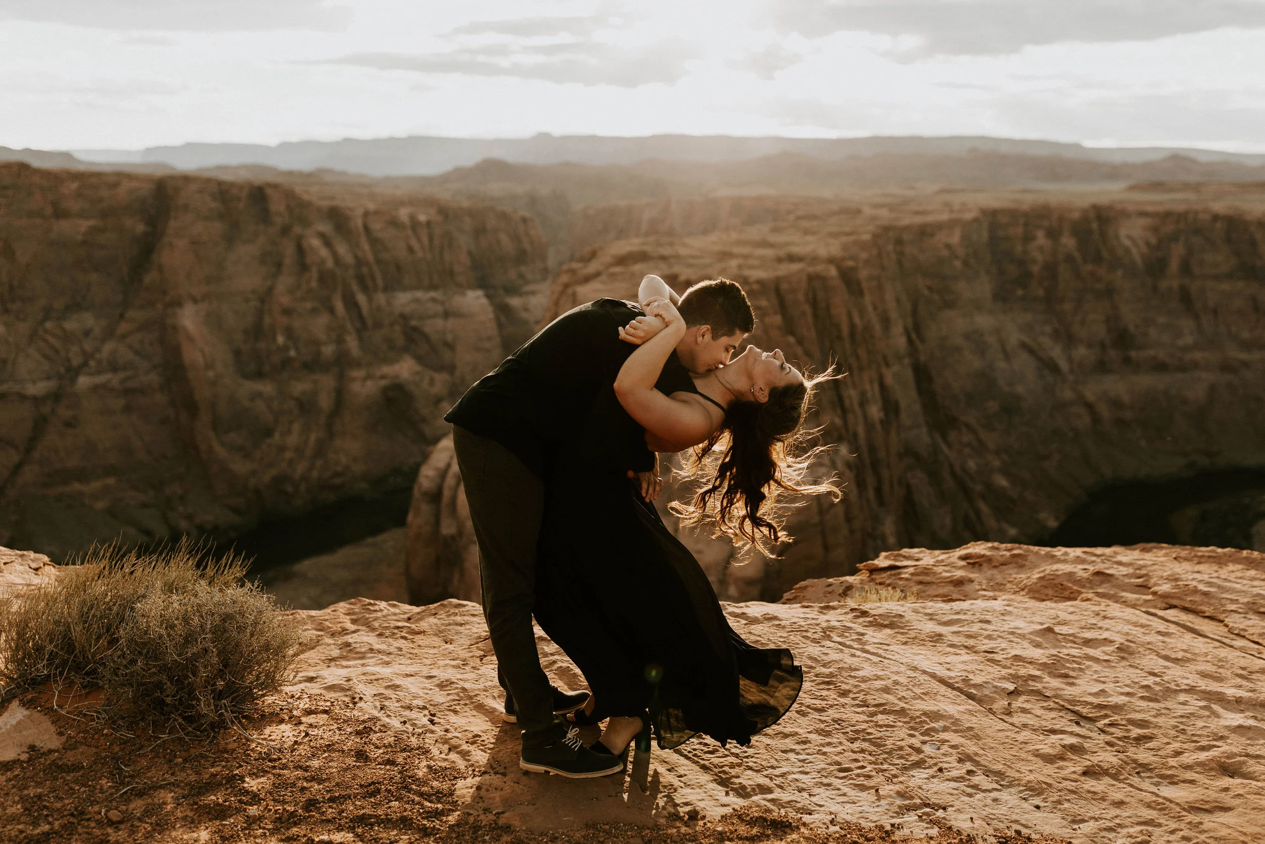 Engagement Session at Horseshoe Bend in Page, Arizona