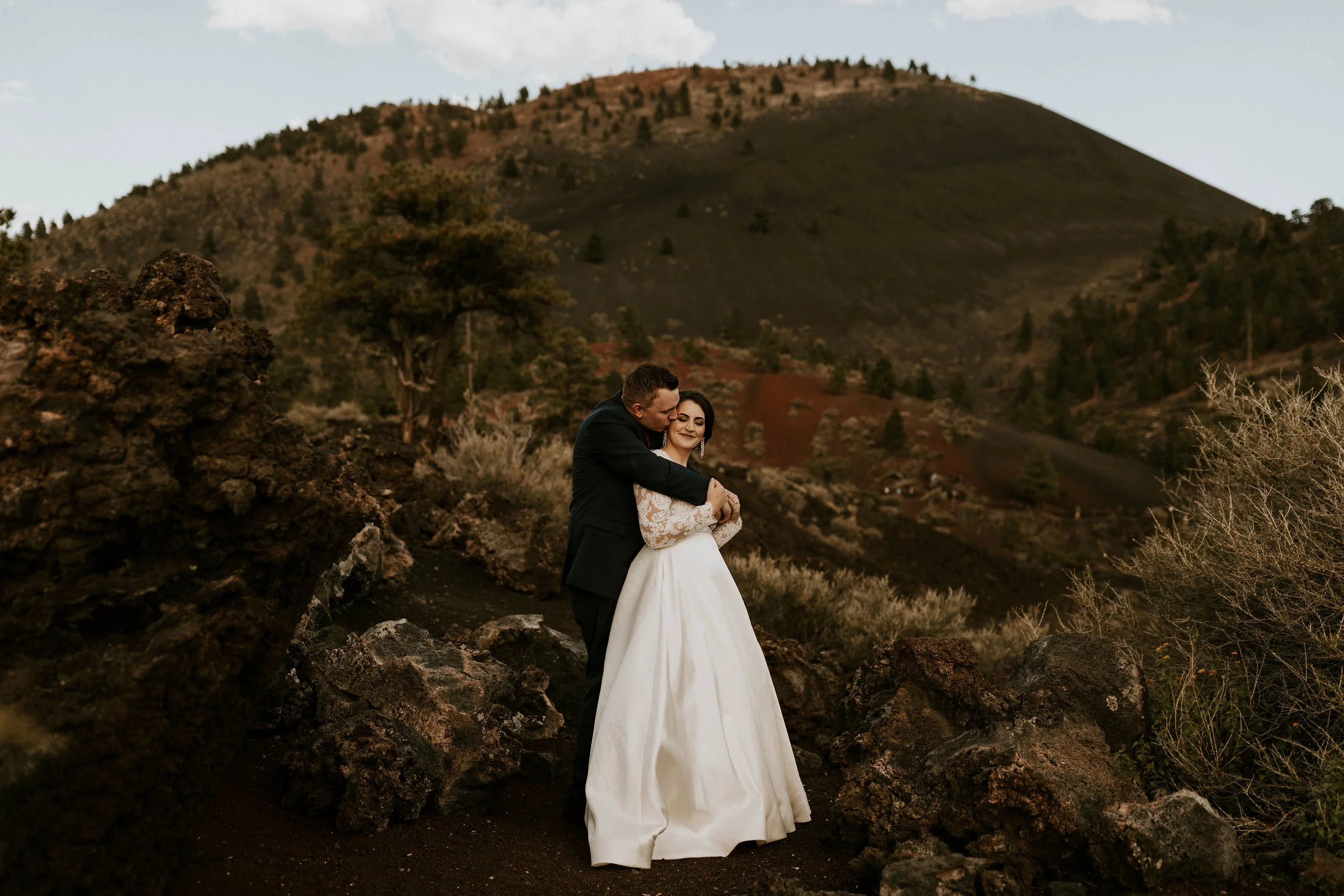 Wedding at Sunset Crater Volcano in Flagstaff Arizona