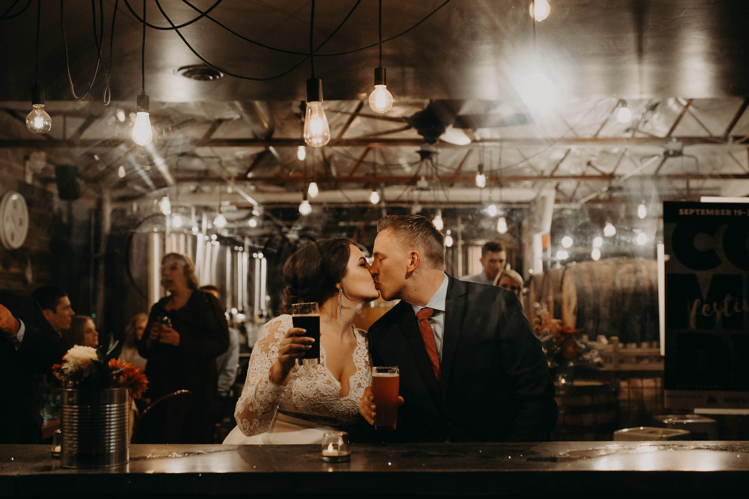 Wedding at Dark Sky Brewery in Flagstaff Arizona