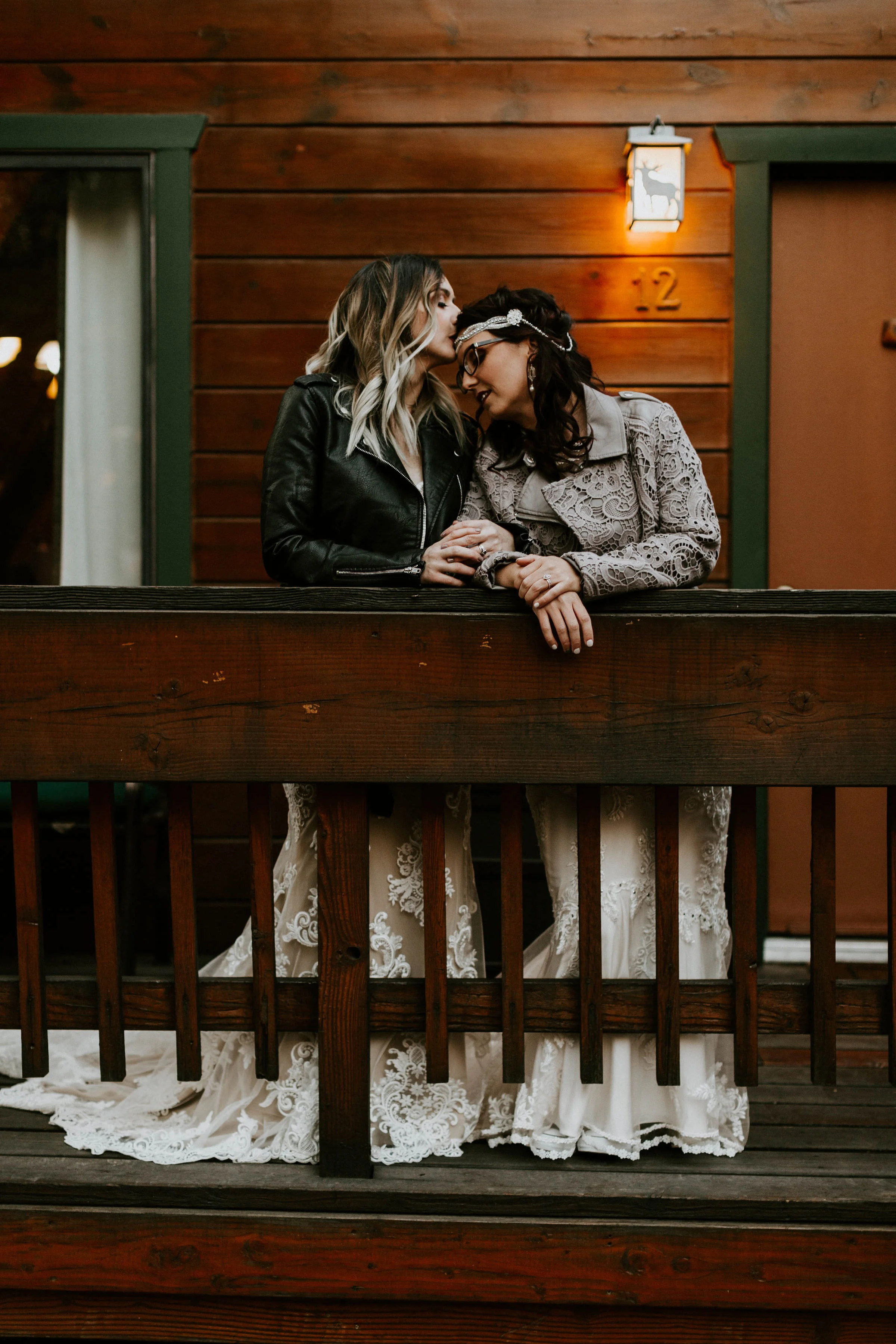 Couple at A Frame Cabin in Strawberry Hill, Arizona
