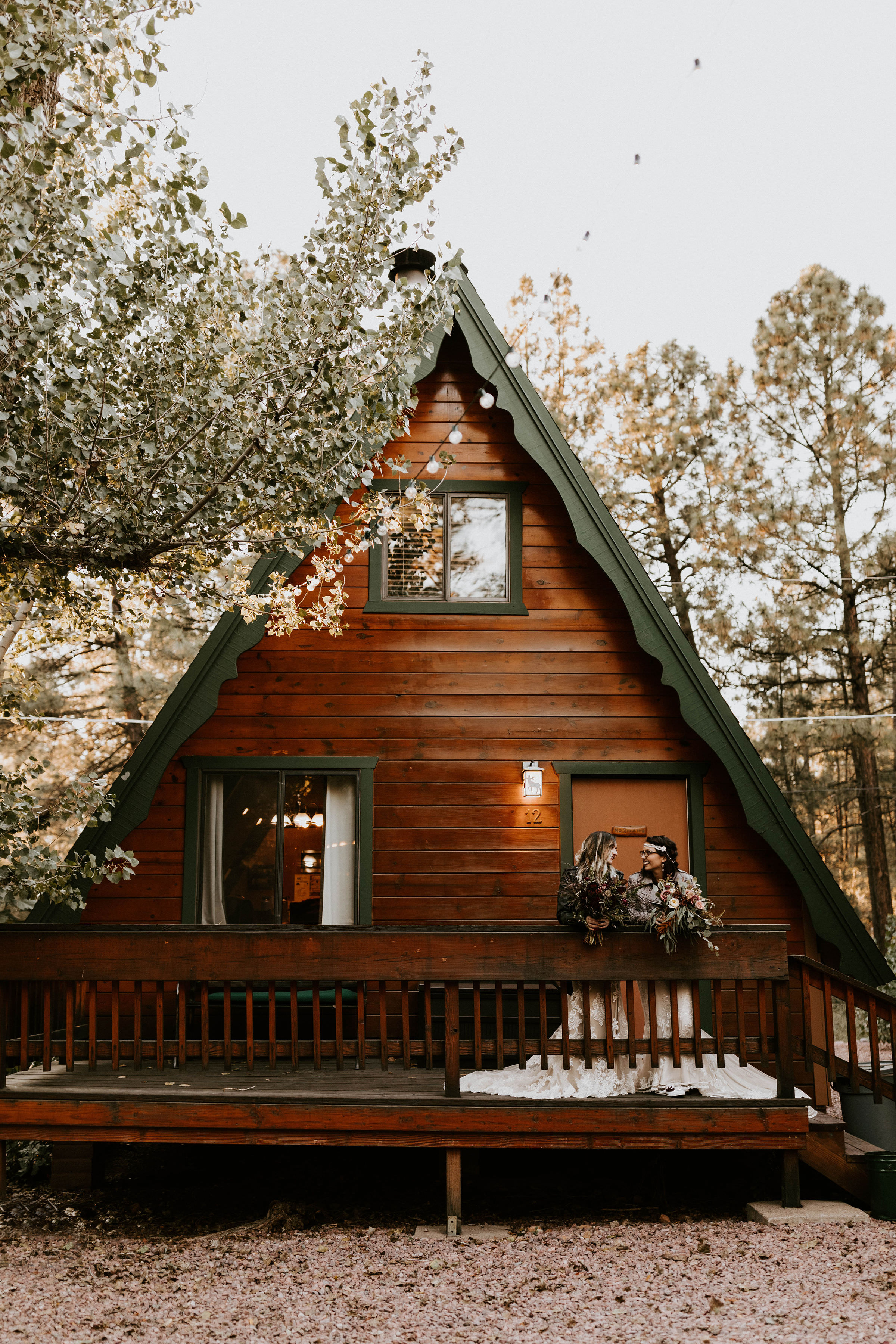 A-frame Cabins on Strawberry Hill in Arizona
