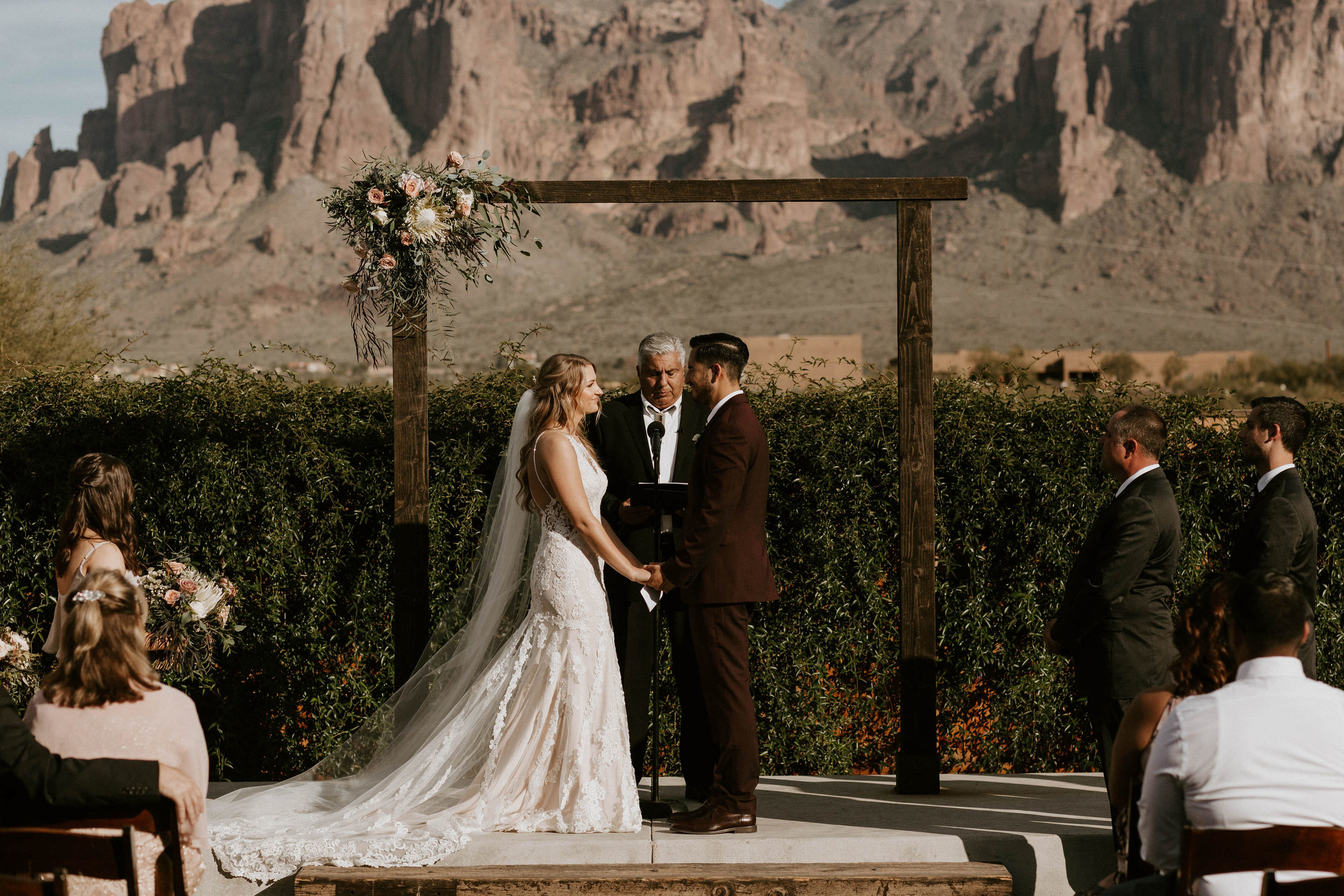 Couple in wedding space at Paseo Wedding venue