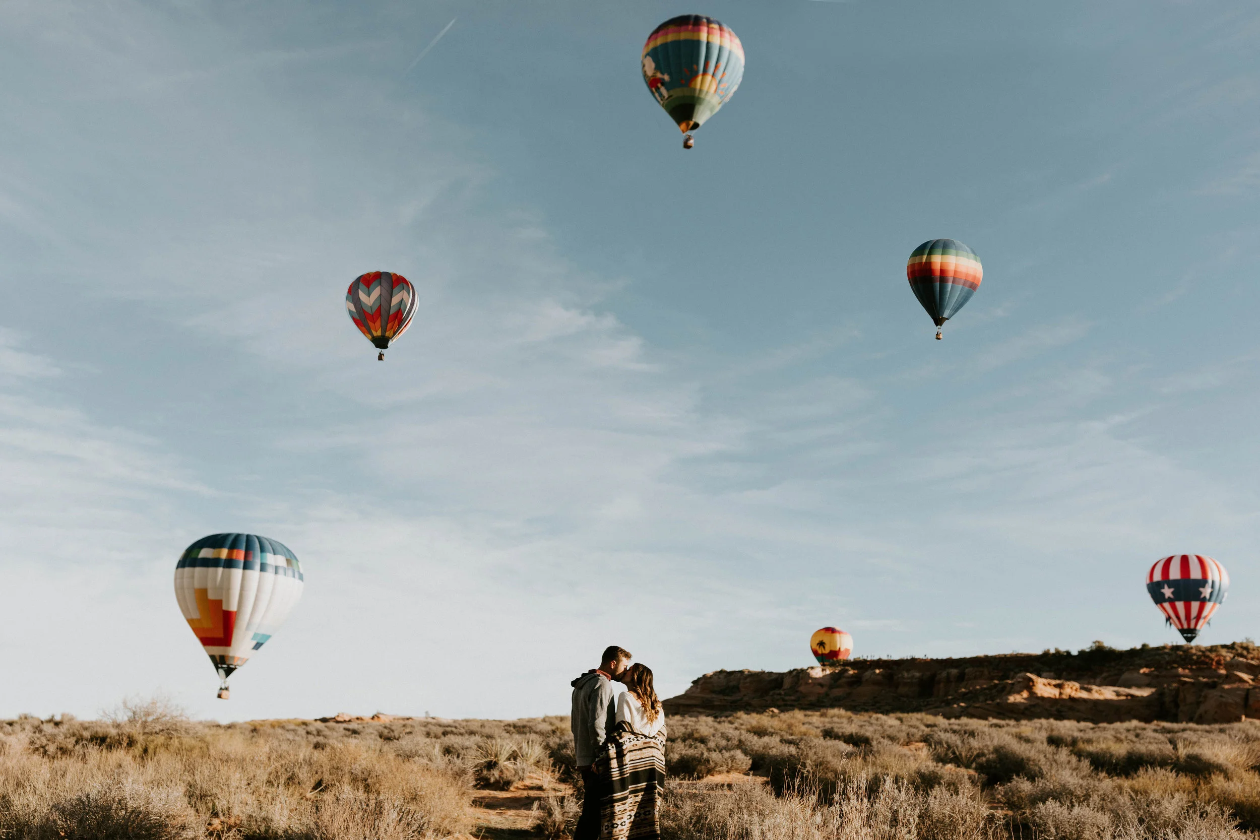 Hot Air Balloon Festival Arizona Engagement Session