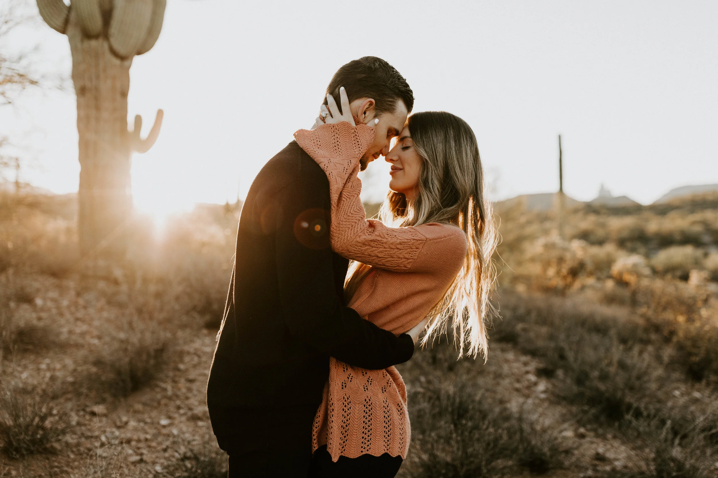 Superstition Mountains Desert Arizona Couple Session