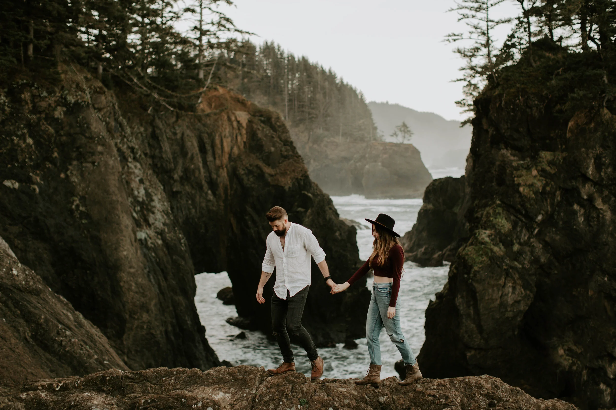 Samuel H. Boardman State Park Oregon Coast Couple Session