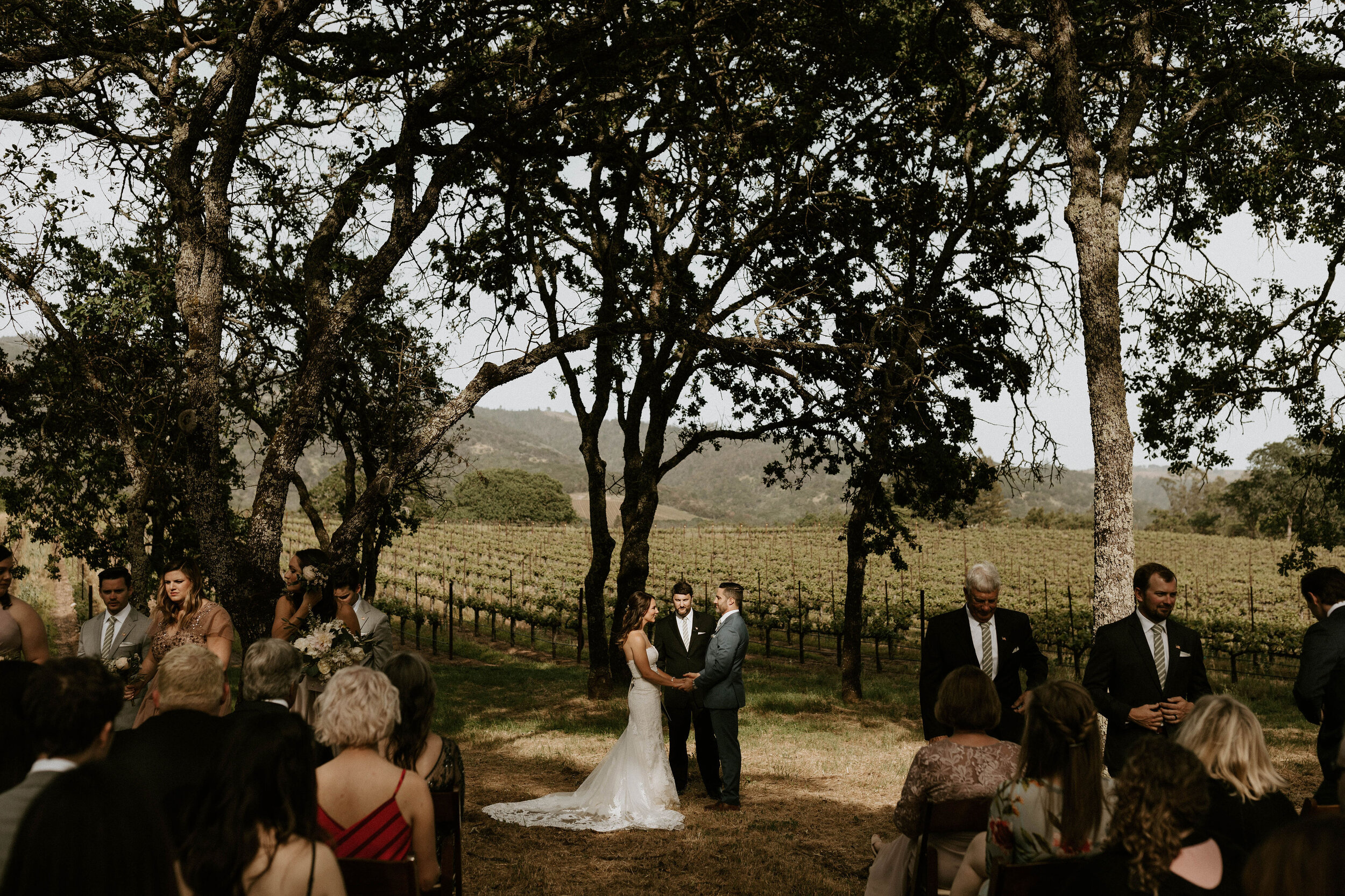 B.R. Cohn Winery Wedding Venue Ceremony Spot