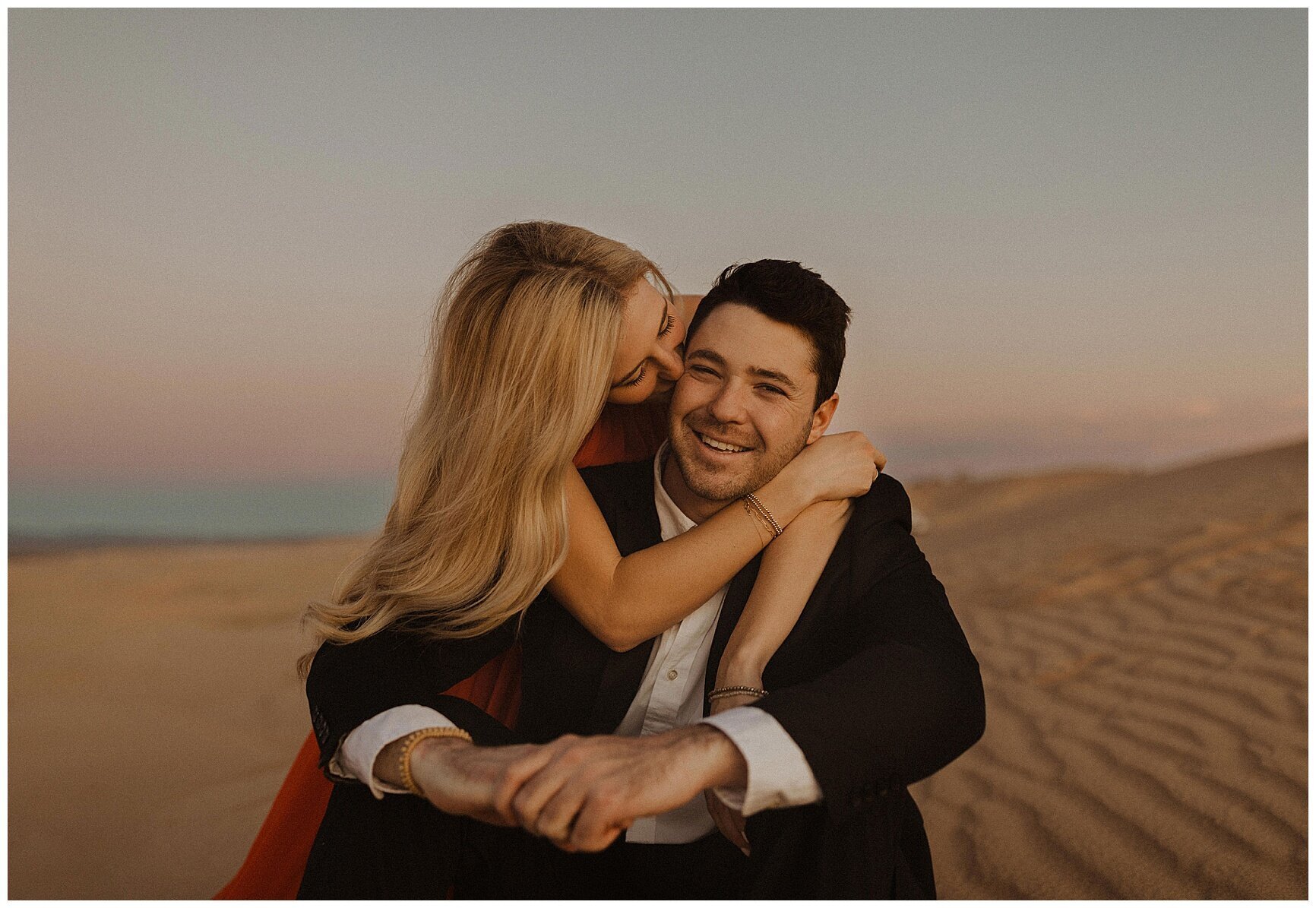 Glamis Sand Dune Engagement Session | Taylor + Austin
