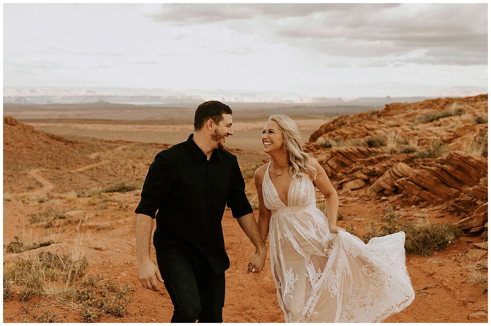 couples engagement session in page, az