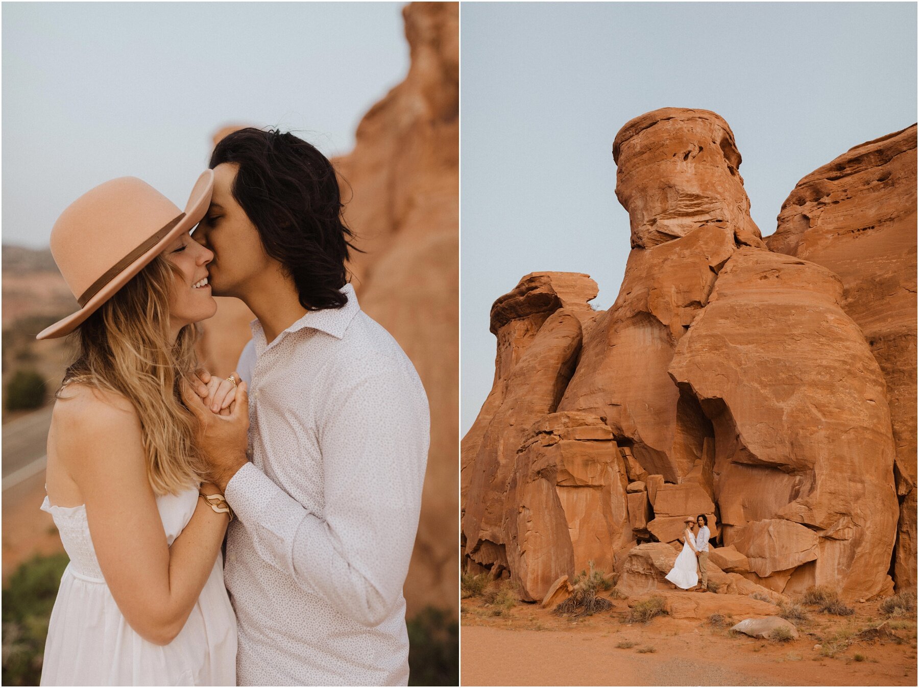 engagement session at colorado national monument, captured by Erika Greene Photography