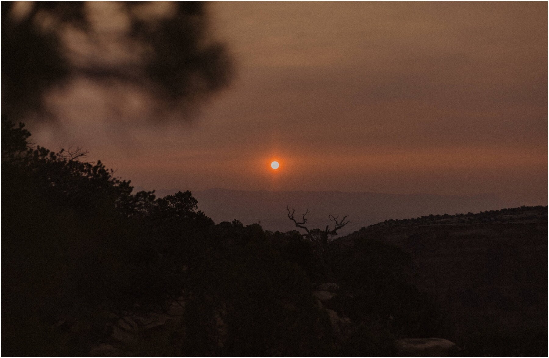 sunset engagement session at colorado national monument, captured by Erika Greene Photography