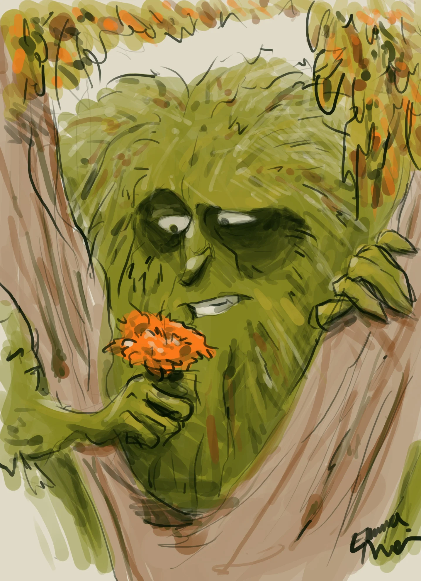 Halloween Art Challenge, Day 20 - Monster
