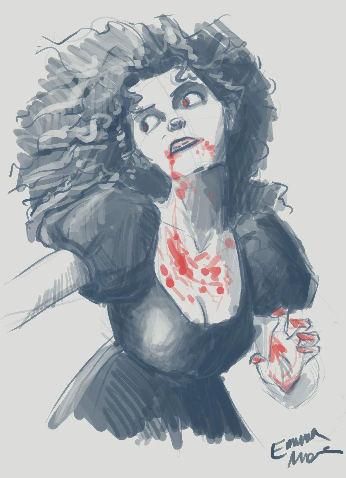 Halloween Art Challenge, Day 28 - Blood