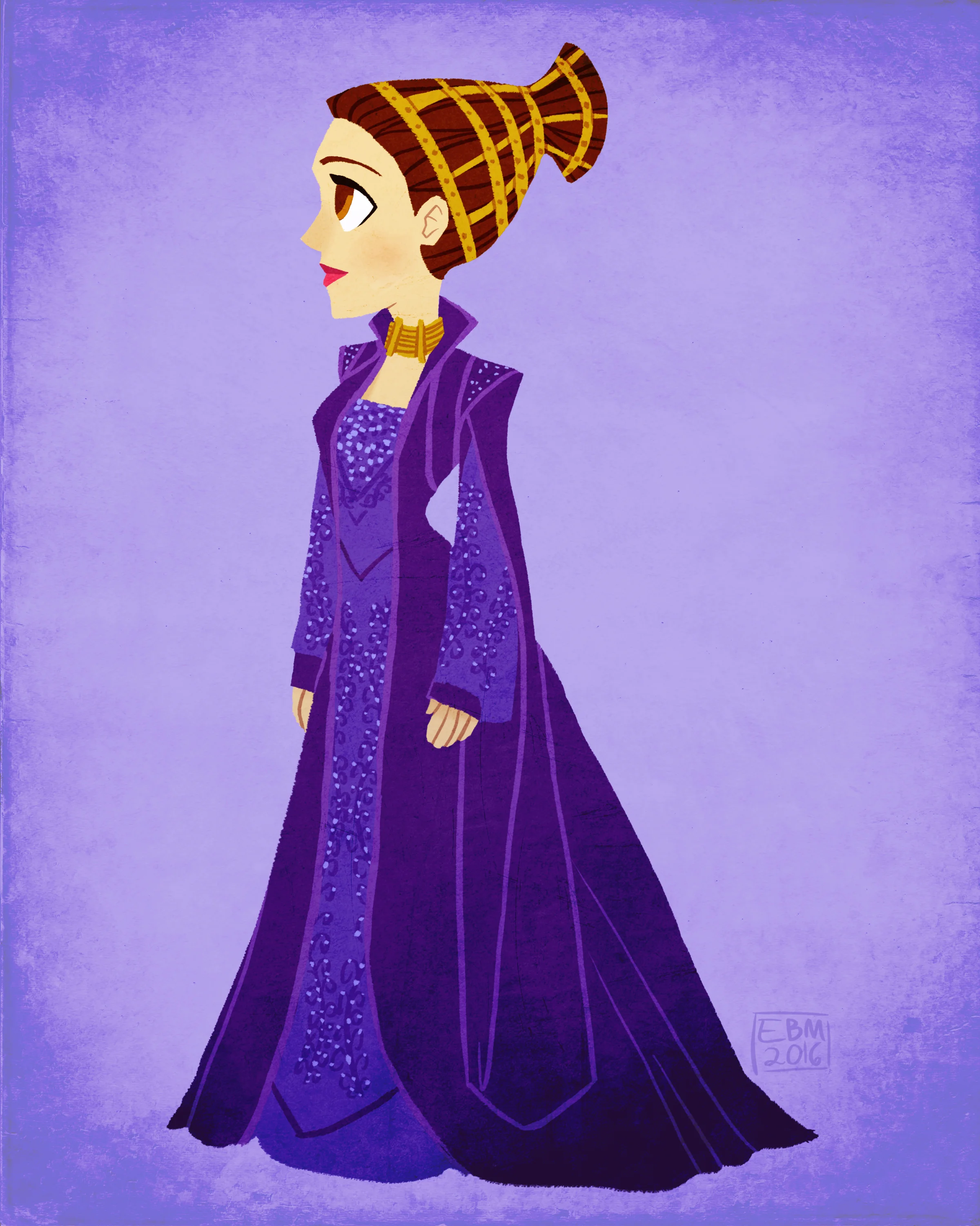 Purple Senate Gown
