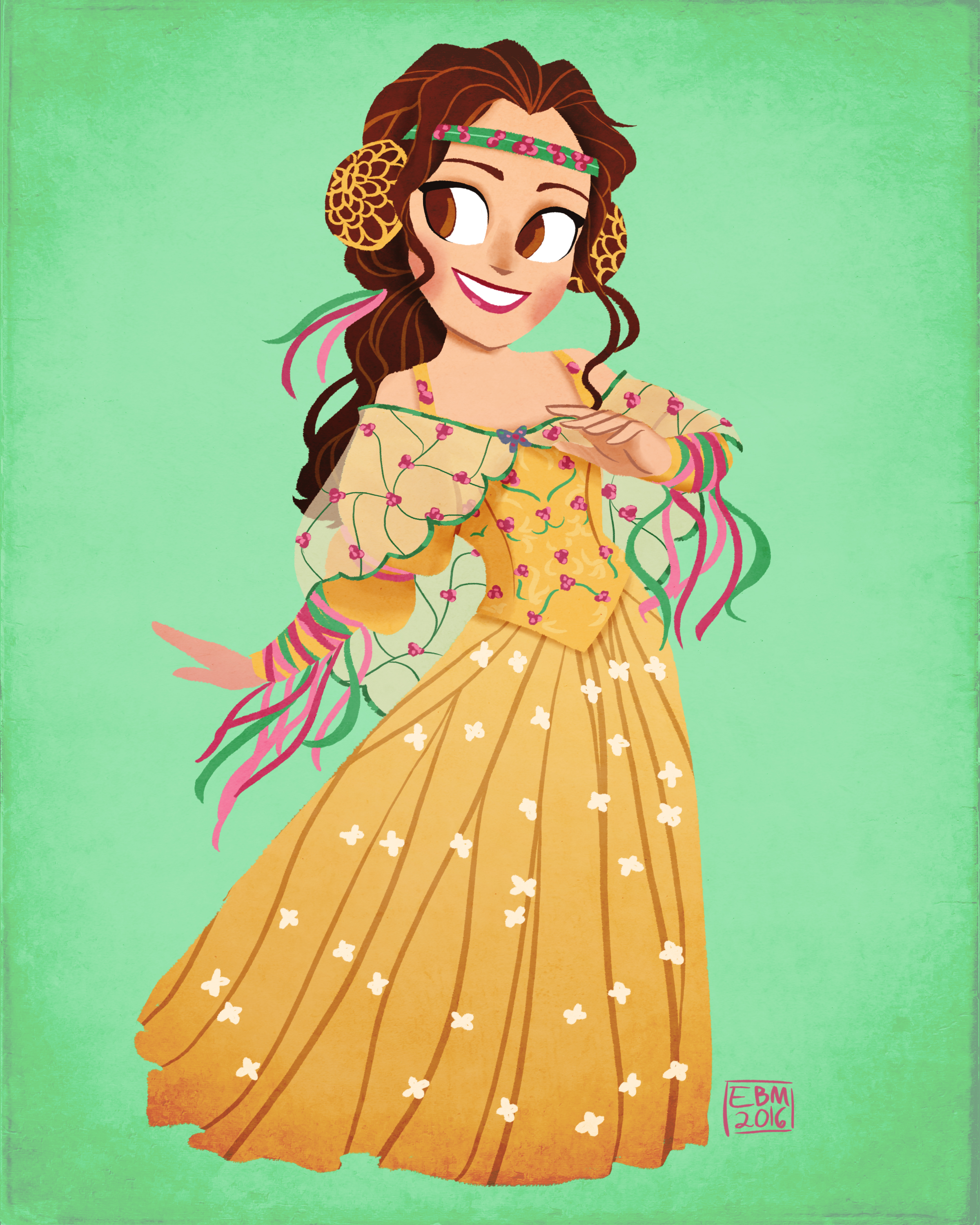 Gold Picnic Gown