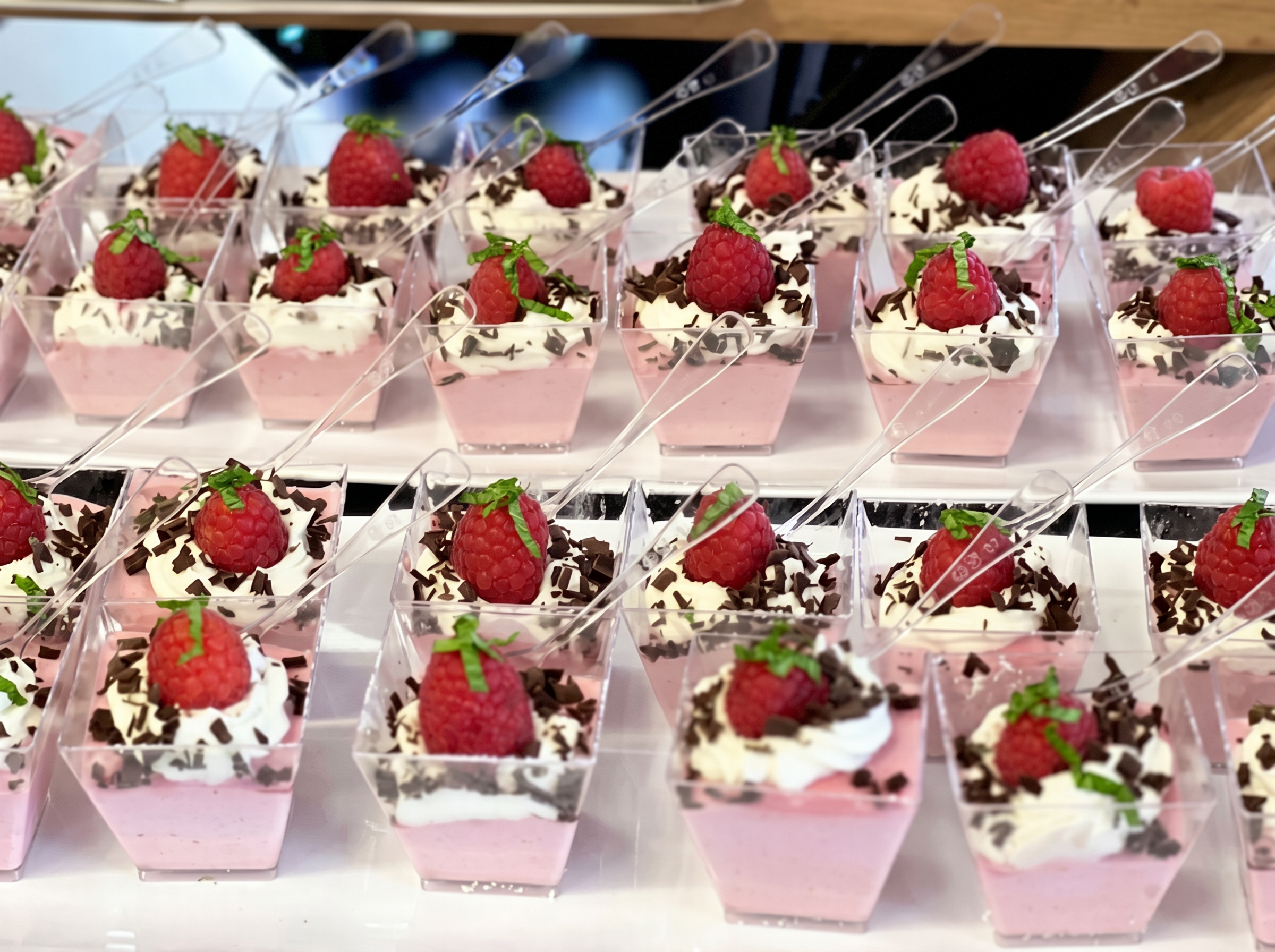 Heavenly Raspberry Mousse Cups