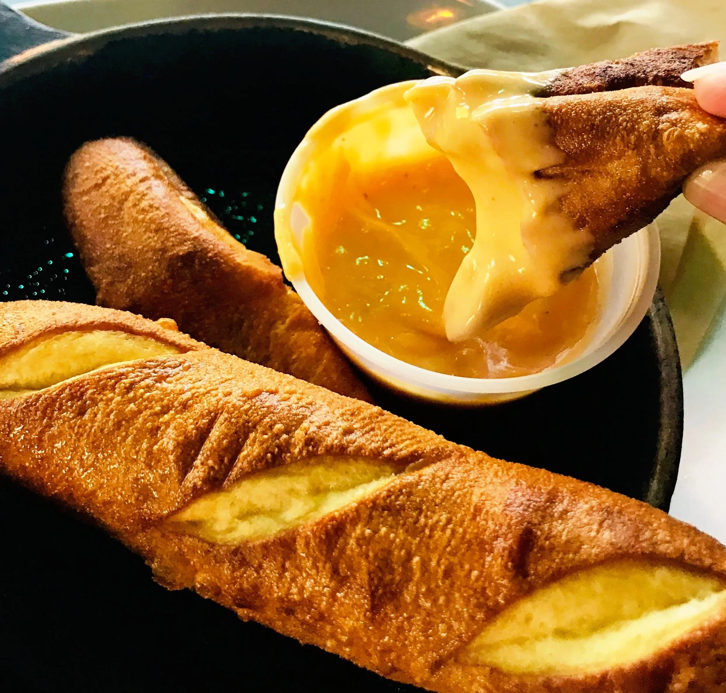 McP’s Pretzel Sticks w Cheese Sauce