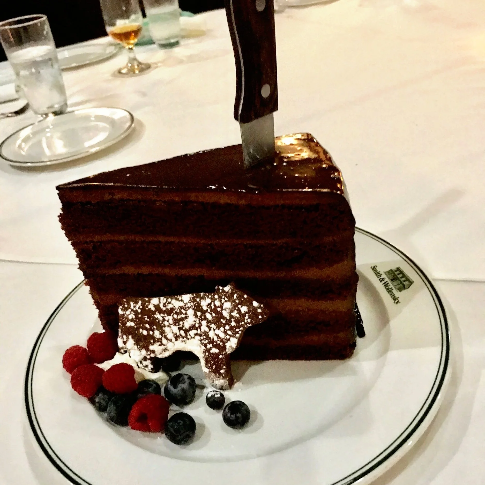 Smith &amp; Wollensky's 5 Layer Chocolate Cake