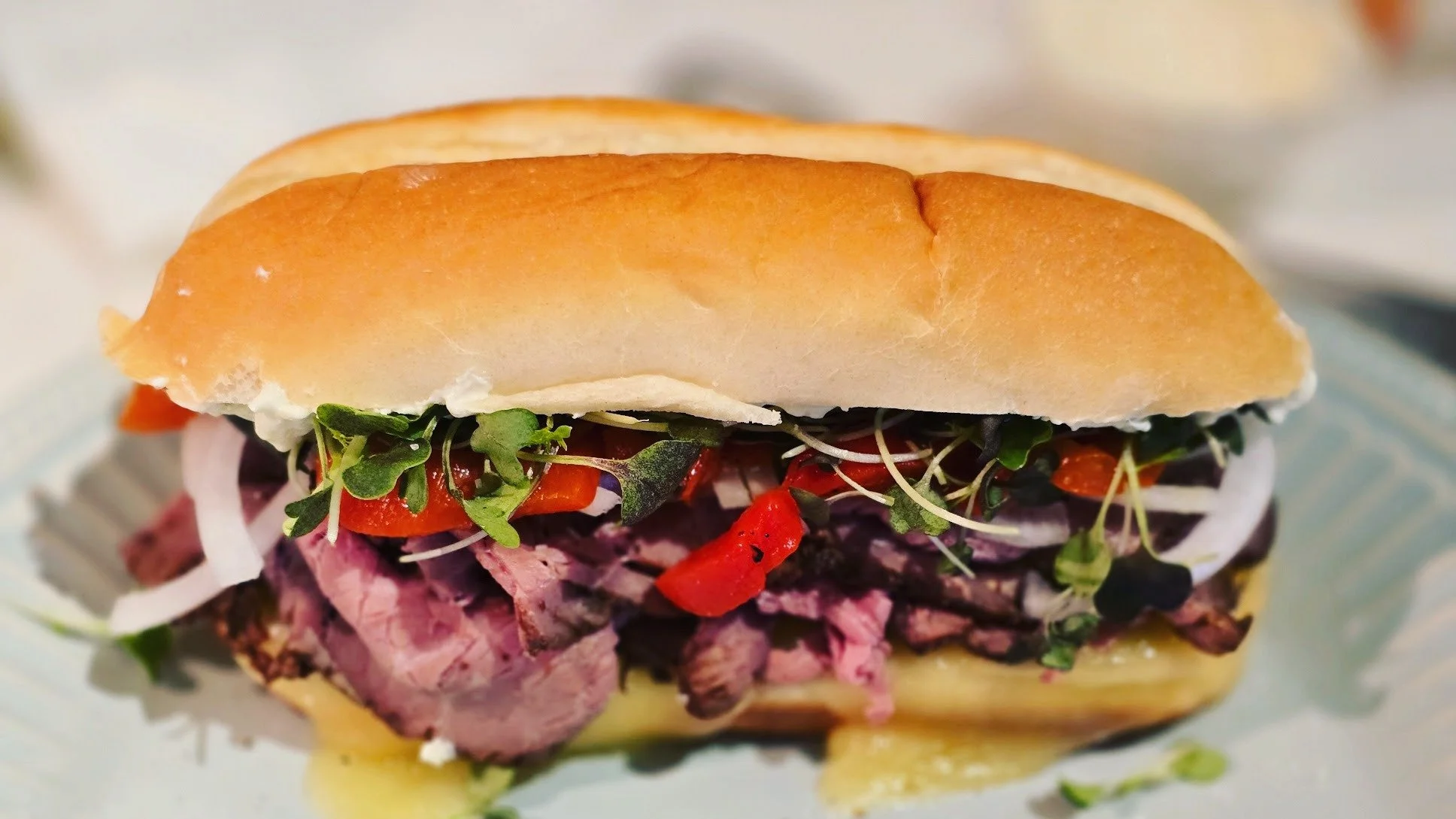 This sandwich is hearty and absolutely packed with flavor. The combination of ingredients makes it feel like the ultimate comforting winter lunch, and the horseradish sauce is truly off the charts.

Recipe: https://www.delecticious.com/blog-posts/202