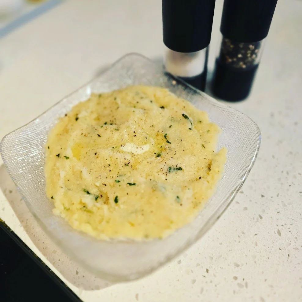 Celeriac (Celery Root) Mash. Recipe here -- https://www.delecticious.com/blog-posts/2026/1/18/celeriac-mash