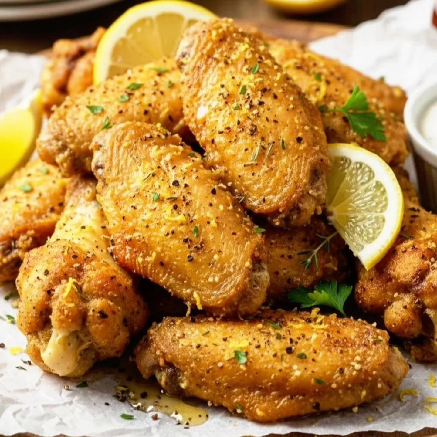Lemon pepper chicken wings oven air-fried to a delicious crisp on the outside and juicy on the inside. So yummy!

https://www.delecticious.com/blog-posts/2026/2/5/lemon-pepper-chicken-wings-oven-air-fried

#chickenwings #chickenrecipe #appetizer #del