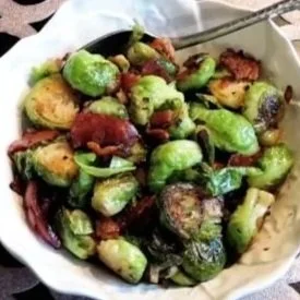 Pan Roasted Brussels Sprouts