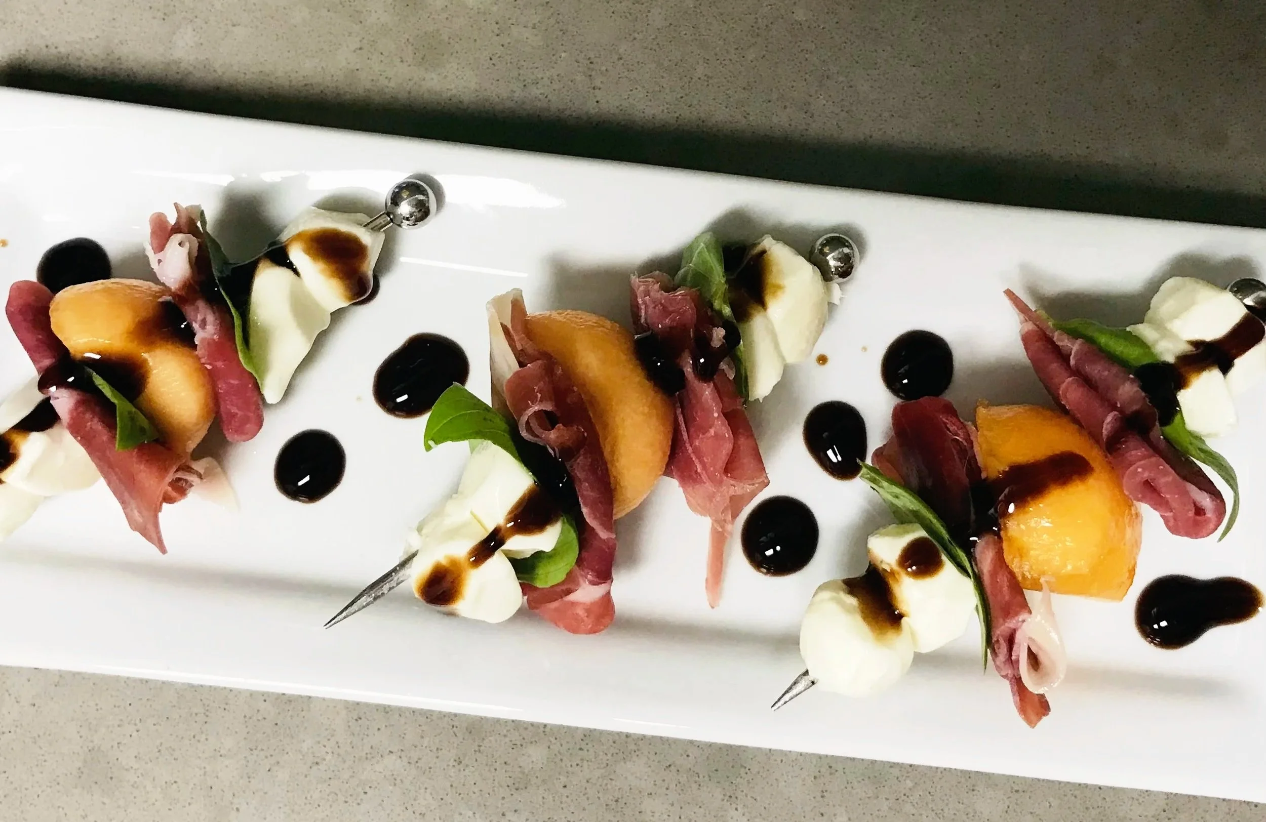 Prosciutto & Melon Skewers