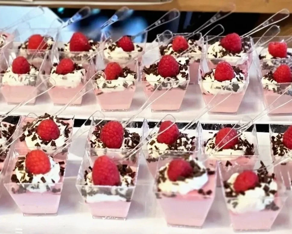 Raspberry Mousse Cups