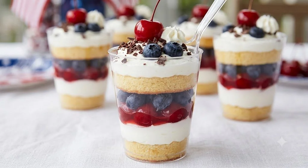 Easy 4th of July Individual Desserts