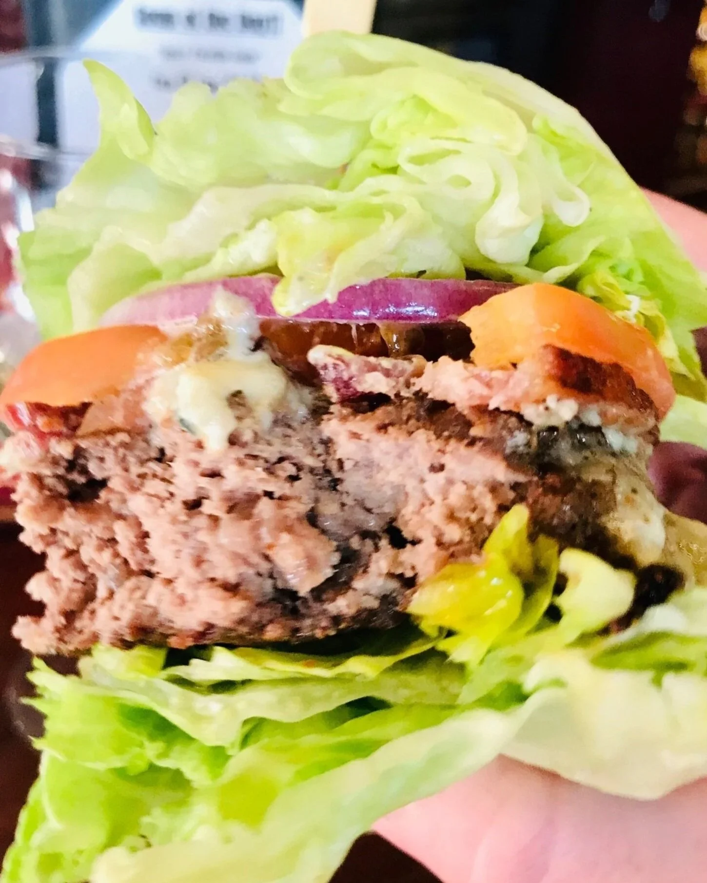 Blue Lake Tavern Blue Cheese Burger