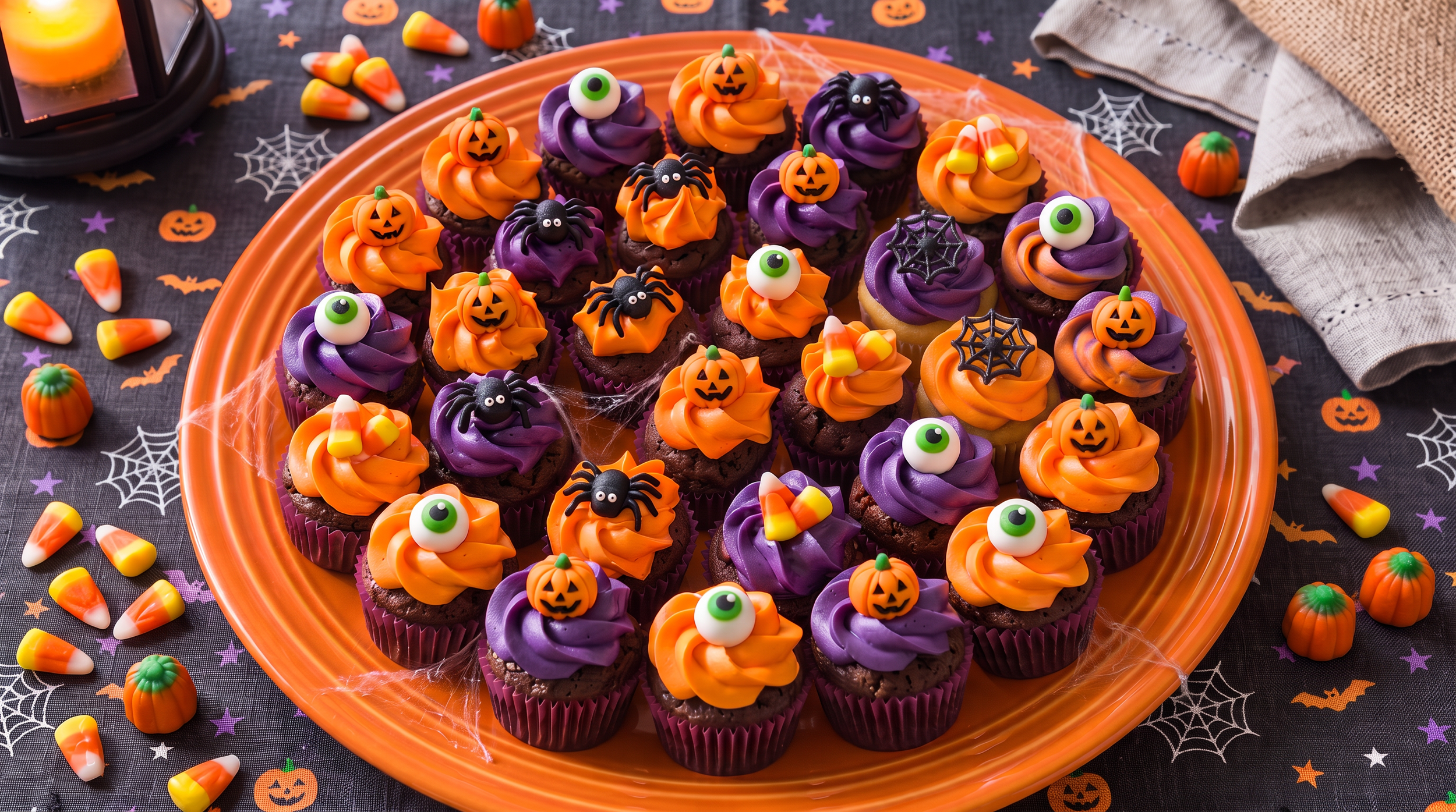 Easy Halloween Brownie Bites