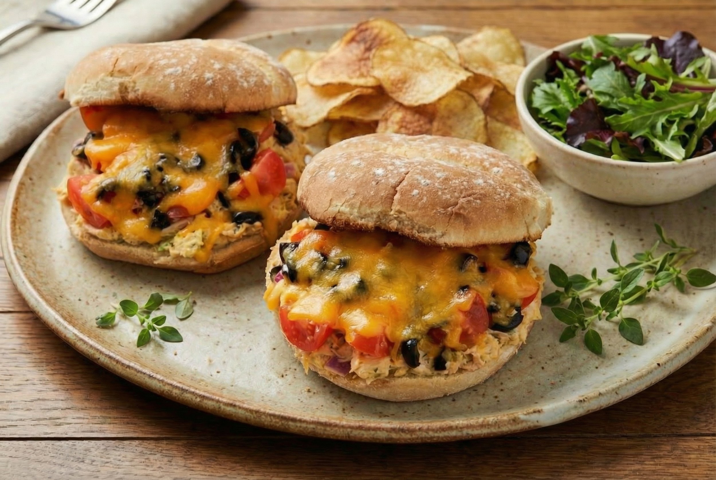 Chicken Salad Melts